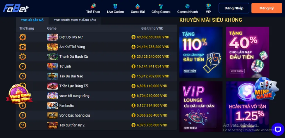 Các lựa chọn liên hệ với đội ngũ hỗ trợ 3win apk